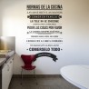 NORMAS DE LA COCINA
