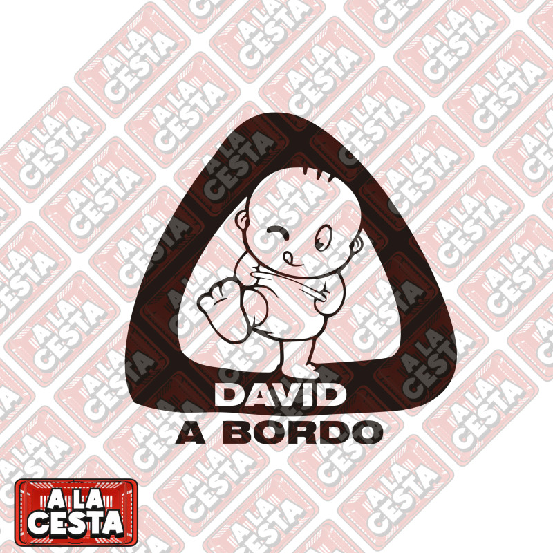 pegatina bebé a bordo para coche guiño