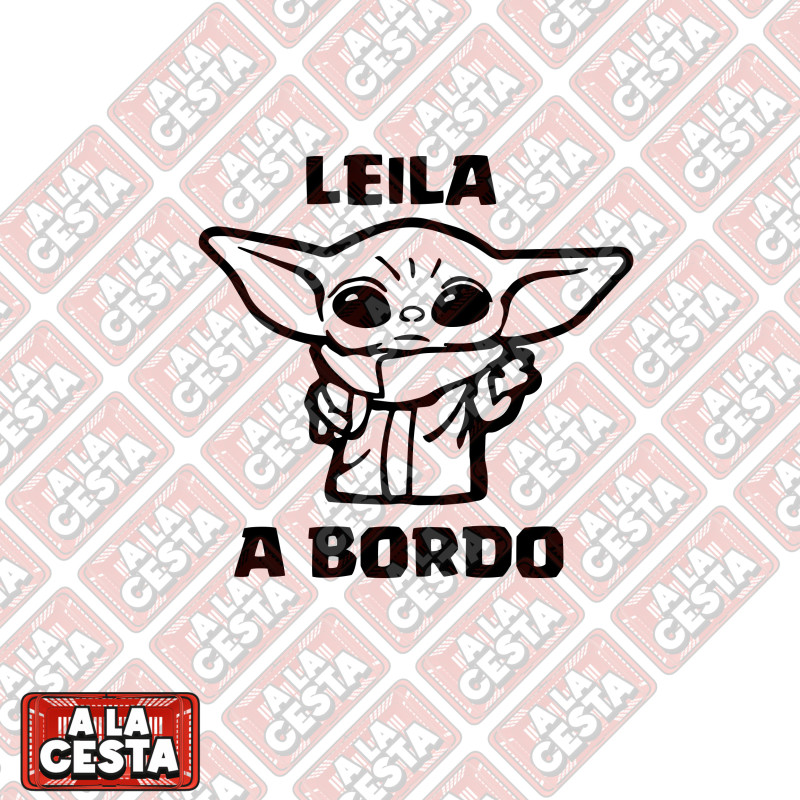 BEBÉ A BORDO YODA
