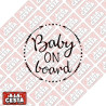 pegatina bebé a bordo para coche baby on board