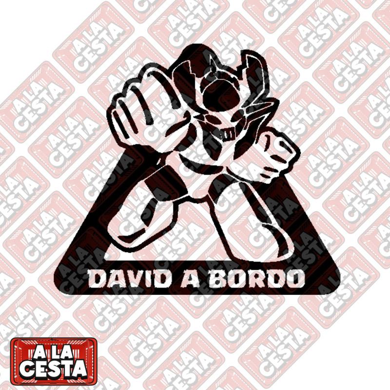 pegatina bebé a bordo para coche Mazinger Z