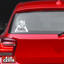 pegatina bebé a bordo para coche Mazinger Z