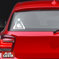 pegatina bebé a bordo para coche Mi vecino Totoro