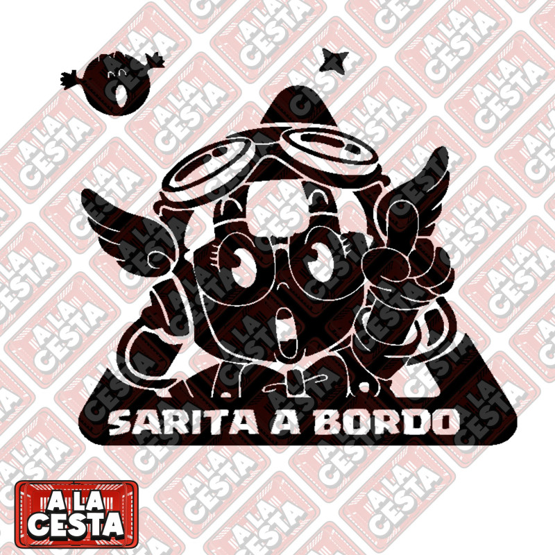 pegatina bebé a bordo para coche Arale