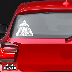 pegatina bebé a bordo para coche Naruto
