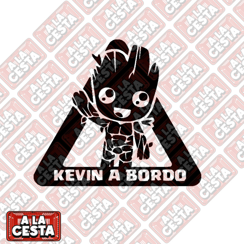 pegatina bebé a bordo para coche BABY GROOT