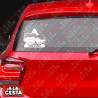 pegatina bebé a bordo para coche hermanos