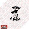 pegatina bebé a bordo para coche Son Goku
