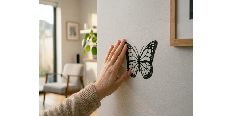 Cómo colocar un vinilo decorativo pequeño 