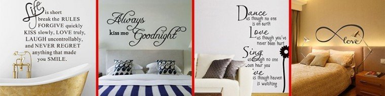 Vinilos decorativos con frases y textos personalizados – ALACESTA