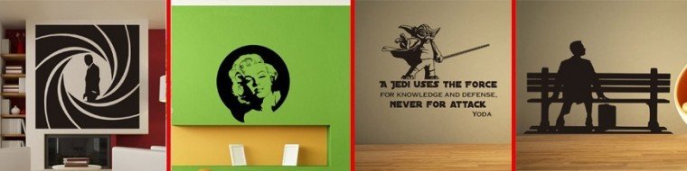 Vinilos decorativos y pegatinas de cine | Diseños de películas – ALACESTA
