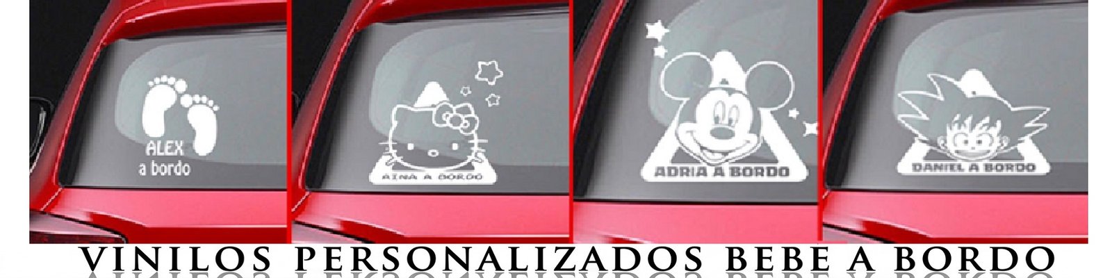 VINILOS PERSONALIZADOS BEBÉ A BORDO