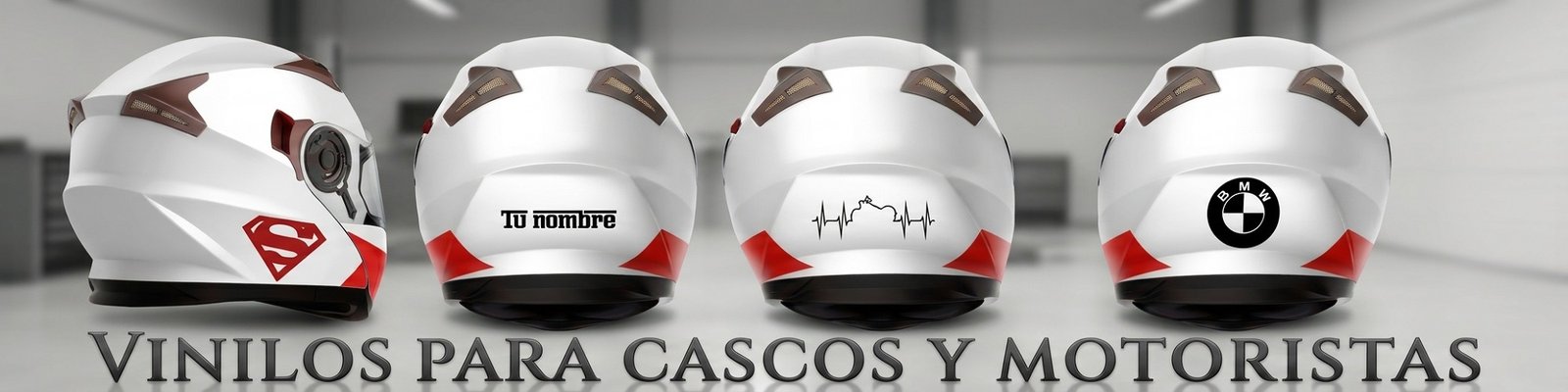 VINILOS DECORATIVOS CASCO MOTO