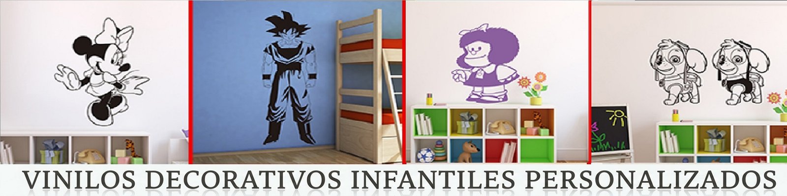 VINILOS DECORATIVOS INFANTILES PARA NIÑOS DE TODAS LAS EDADES