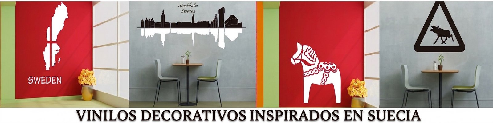 VINILOS DECORATIVOS INSPIRADOS EN SUECIA