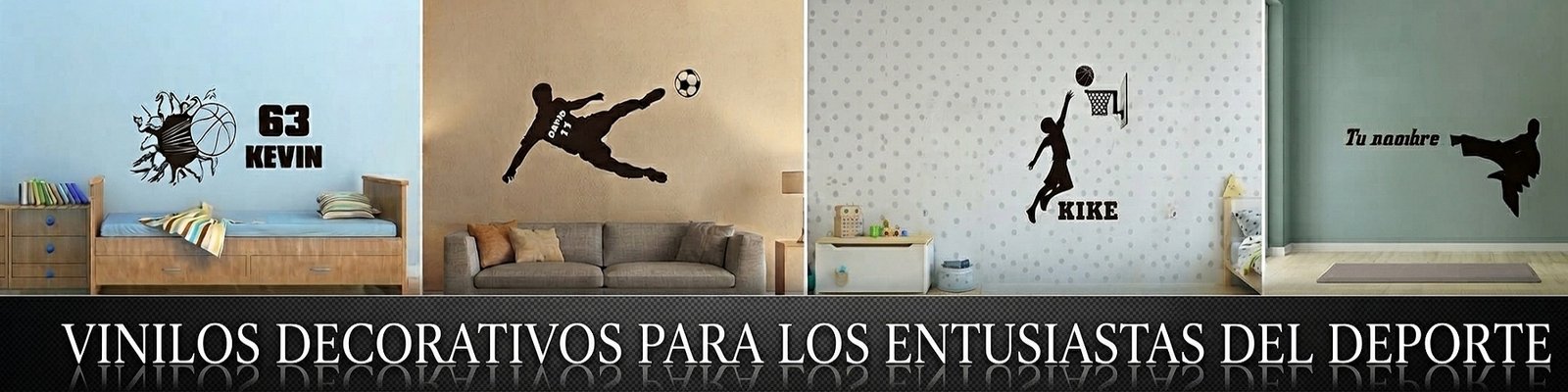 VINILOS DECORATIVOS PARA LOS ENTUSIASTAS DEL DEPORTE