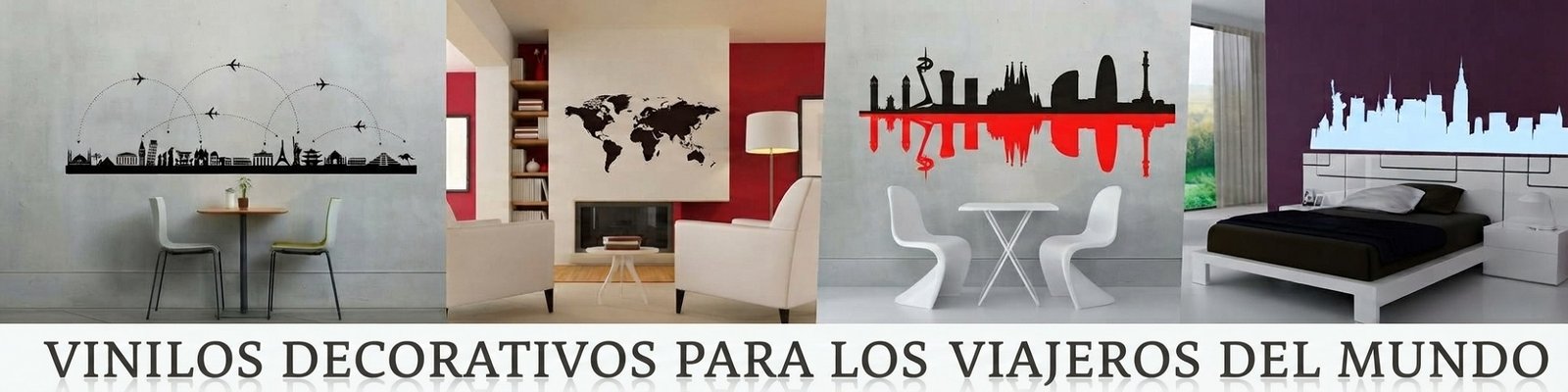 VINILOS DECORATIVOS DE CIUDADES PARA LOS VIAJEROS DEL MUNDO